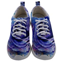 Watercolor-rose-flower-romantic Mens Athletic Shoes by Sapixe