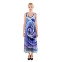 Watercolor-rose-flower-romantic Sleeveless Maxi Dress View1