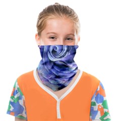 Watercolor-rose-flower-romantic Face Covering Bandana (kids) by Sapixe