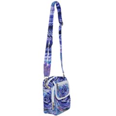 Watercolor-rose-flower-romantic Shoulder Strap Belt Bag by Sapixe