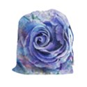 Watercolor-rose-flower-romantic Drawstring Pouch (2XL) View1