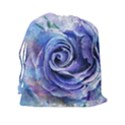 Watercolor-rose-flower-romantic Drawstring Pouch (2XL) View2