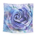 Watercolor-rose-flower-romantic Square Tapestry (Large) View1