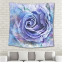 Watercolor-rose-flower-romantic Square Tapestry (Large) View2