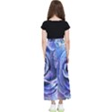 Watercolor-rose-flower-romantic Kids  Flared Maxi Skirt View2