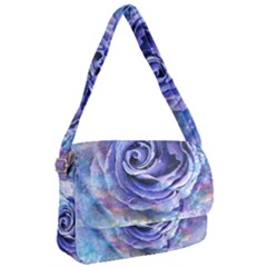 Watercolor-rose-flower-romantic Courier Bag by Sapixe