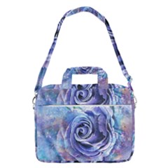 Watercolor-rose-flower-romantic Macbook Pro Shoulder Laptop Bag (large)