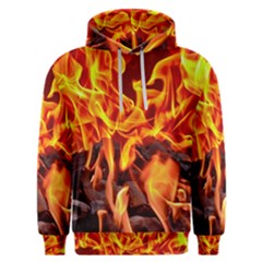 Fire-burn-charcoal-flame-heat-hot Men s Overhead Hoodie by Sapixe