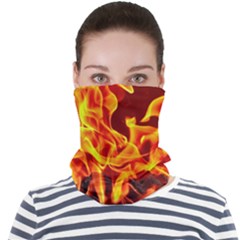 Fire-burn-charcoal-flame-heat-hot Face Seamless Bandana (adult) by Sapixe