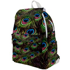 Peacock-feathers-plumage-pattern Top Flap Backpack by Sapixe