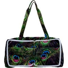 Peacock-feathers-plumage-pattern Multi Function Bag by Sapixe