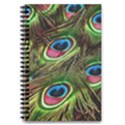 Peacock-feathers-plumage-pattern 5.5  x 8.5  Notebook View3