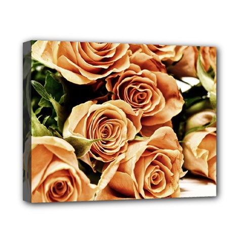 Roses-flowers-bouquet-rose-bloom Canvas 10  X 8  (stretched) by Sapixe