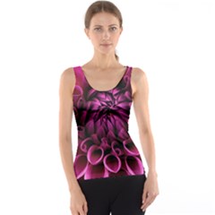 Dahlia-flower-purple-dahlia-petals Tank Top by Sapixe