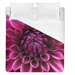 Dahlia-flower-purple-dahlia-petals Duvet Cover (queen Size) by Sapixe