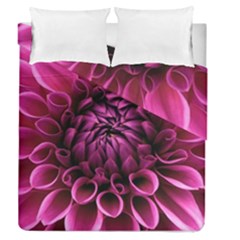 Dahlia-flower-purple-dahlia-petals Duvet Cover Double Side (queen Size) by Sapixe