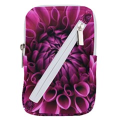 Dahlia-flower-purple-dahlia-petals Belt Pouch Bag (small) by Sapixe