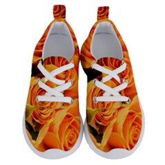 Roses-flowers-orange-roses Running Shoes by Sapixe