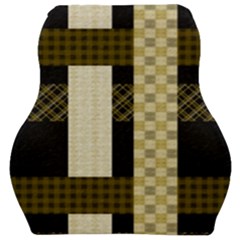 Art-stripes-pattern-design-lines Car Seat Velour Cushion 