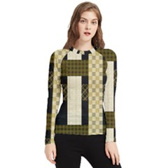 Art-stripes-pattern-design-lines Women s Long Sleeve Rash Guard