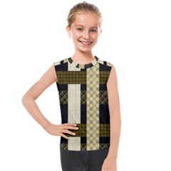 Art-stripes-pattern-design-lines Kids  Mesh Tank Top