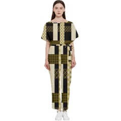 Art-stripes-pattern-design-lines Batwing Lightweight Jumpsuit