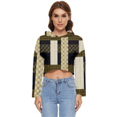 Art-stripes-pattern-design-lines Women s Lightweight Cropped Hoodie