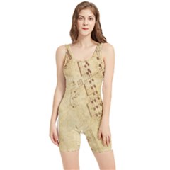 Music-melody-old-fashioned Women s Wrestling Singlet by Sapixe