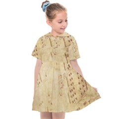 Music-melody-old-fashioned Kids  Sailor Dress by Sapixe