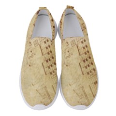 Music-melody-old-fashioned Women s Slip On Sneakers by Sapixe