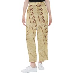 Music-melody-old-fashioned Women s Pants 