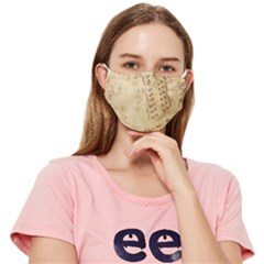 Music-melody-old-fashioned Fitted Cloth Face Mask (adult)