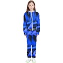 Blue-rose-rose-rose-bloom-blossom Kids  Tracksuit View1