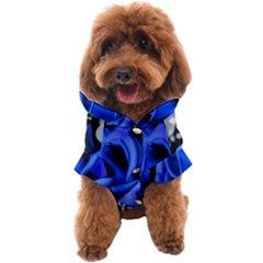 Blue-rose-rose-rose-bloom-blossom Dog Coat