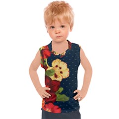 Flowers-vintage-floral Kids  Sport Tank Top