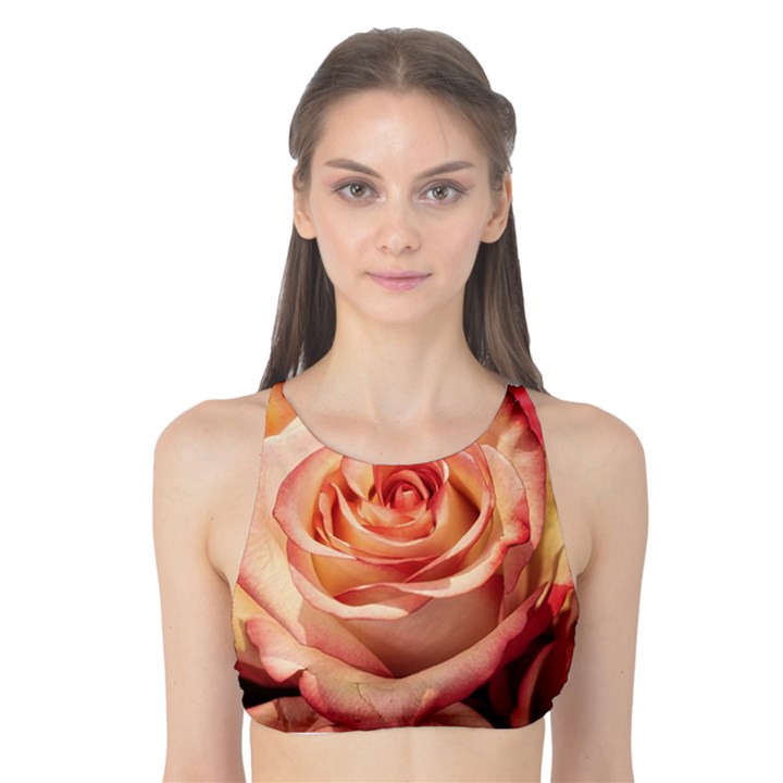 Roses-flowers-rose-bloom-petals Tank Bikini Top