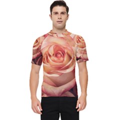 Roses-flowers-rose-bloom-petals Men s Short Sleeve Rash Guard by Sapixe