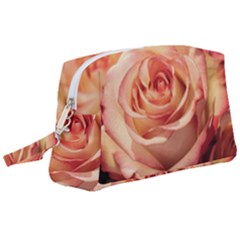 Roses-flowers-rose-bloom-petals Wristlet Pouch Bag (large) by Sapixe