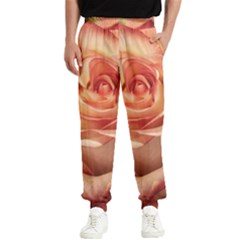 Roses-flowers-rose-bloom-petals Men s Elastic Waist Pants