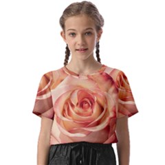 Roses-flowers-rose-bloom-petals Kids  Basic Tee