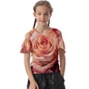 Roses-flowers-rose-bloom-petals Kids  Butterfly Cutout Tee View1