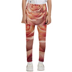 Roses-flowers-rose-bloom-petals Kids  Skirted Pants