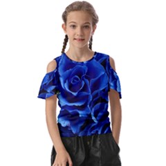 Roses-flowers-plant-romance Kids  Butterfly Cutout Tee