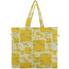 Party-confetti-yellow-squares Canvas Travel Bag by Sapixe