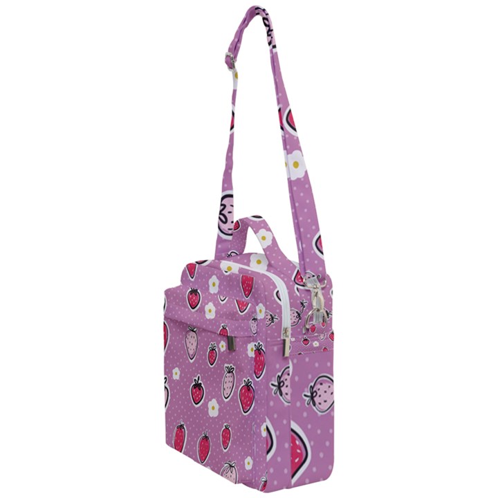 Juicy Strawberries Crossbody Day Bag