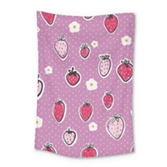 Juicy Strawberries Small Tapestry by SychEva