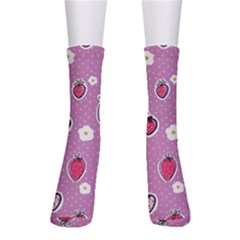 Juicy Strawberries Men s Crew Socks by SychEva