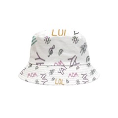 Doodle Pattern Bucket Hat (kids) by Sapixe