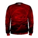 Rose-red-rose-red-flower-petals-waves-glow Men s Sweatshirt View1