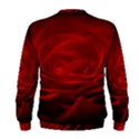 Rose-red-rose-red-flower-petals-waves-glow Men s Sweatshirt View2